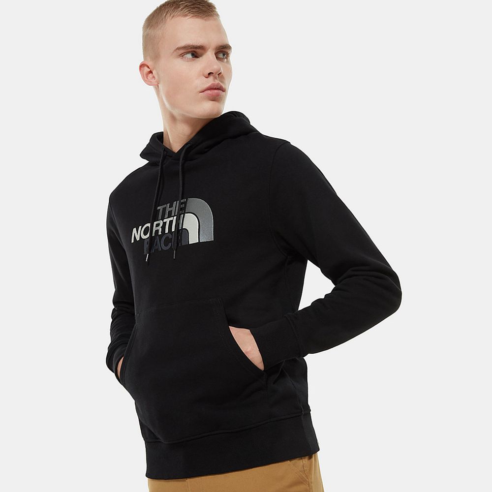 The North Face Hoodie Mens Australia - The North Face Drew Peak Black (JQV-756423)